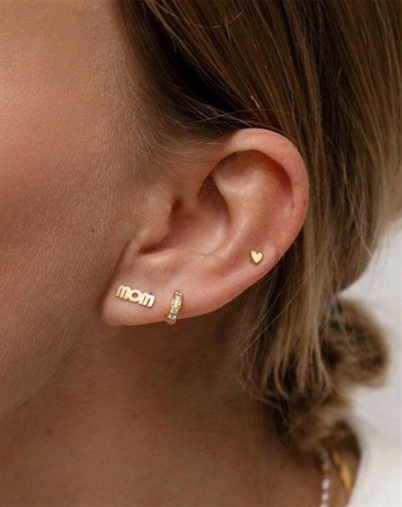 Stine A - Wow Mom Single Ørering - Guldfravet